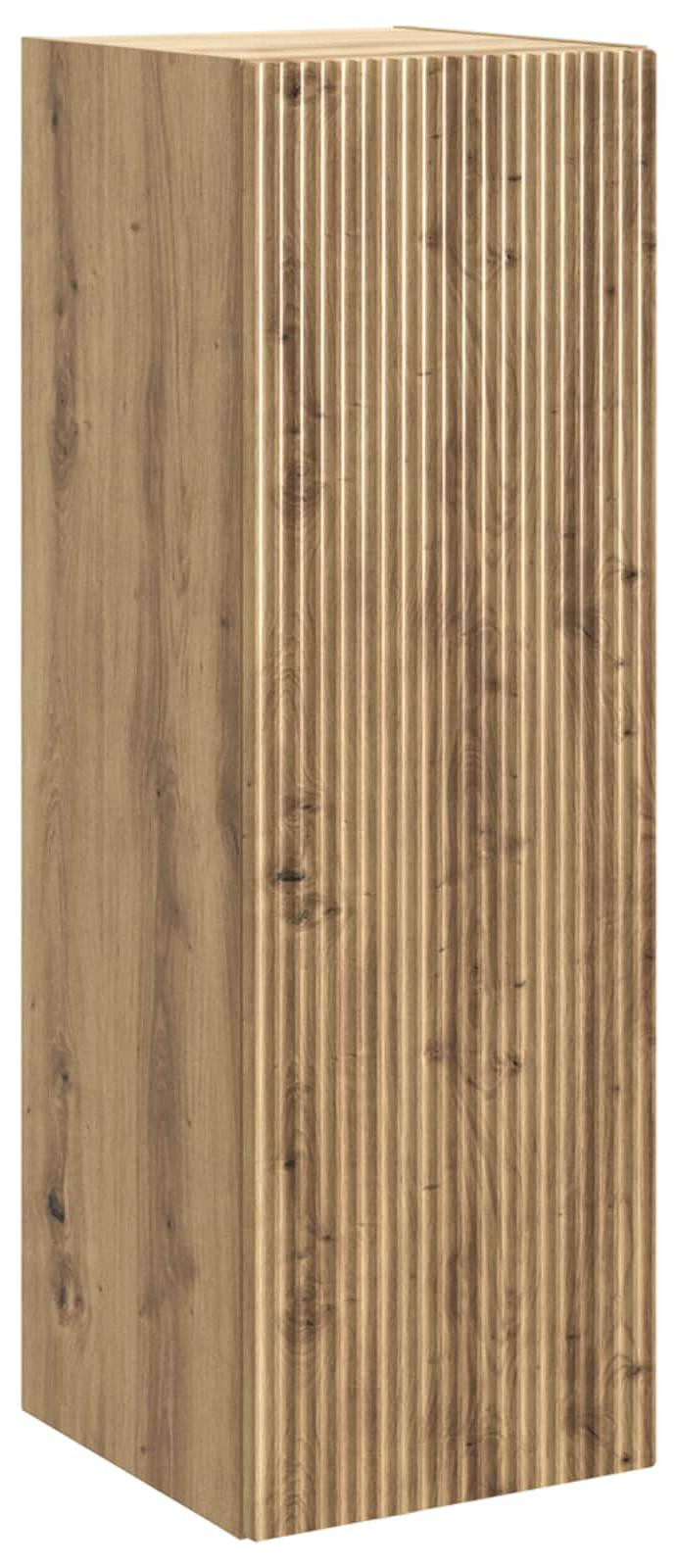 vidaXL Badkamerkast met wandmontage, Artisan-eikenhout