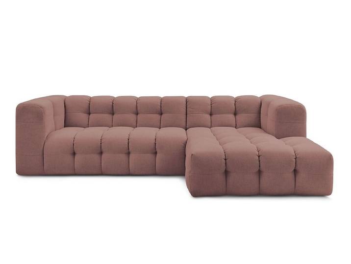 Ecksofa BOBOCHIC CLOUD Stoff rosa