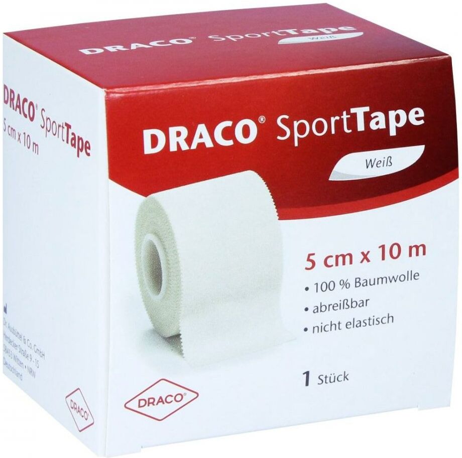 Dracotapeverband 10mx5cm weiss 1stk