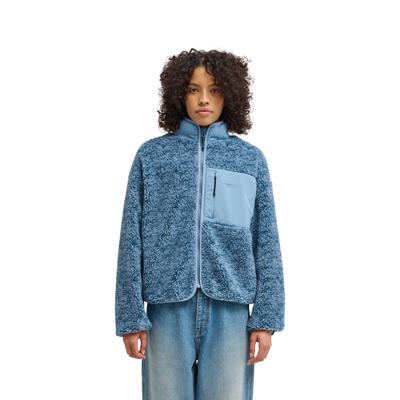 Outdoorjacke ELEMENT "Oak", Damen, Gr. L, blau (faded denim), Obermaterial: 100% Polyester., Jacken Outdoorjacke