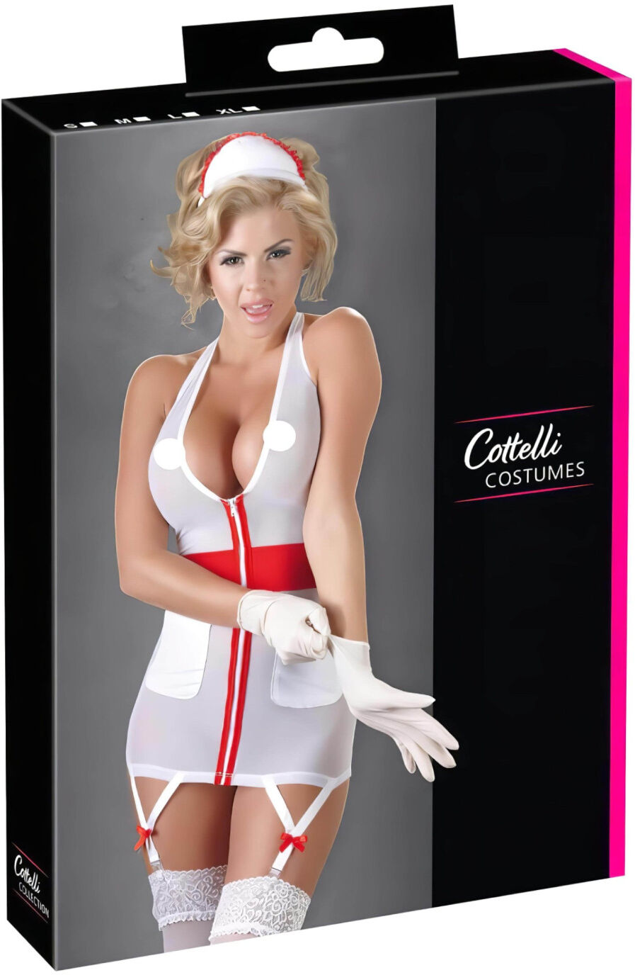 Cottelli - Sexy Nurse Garter Dress - M