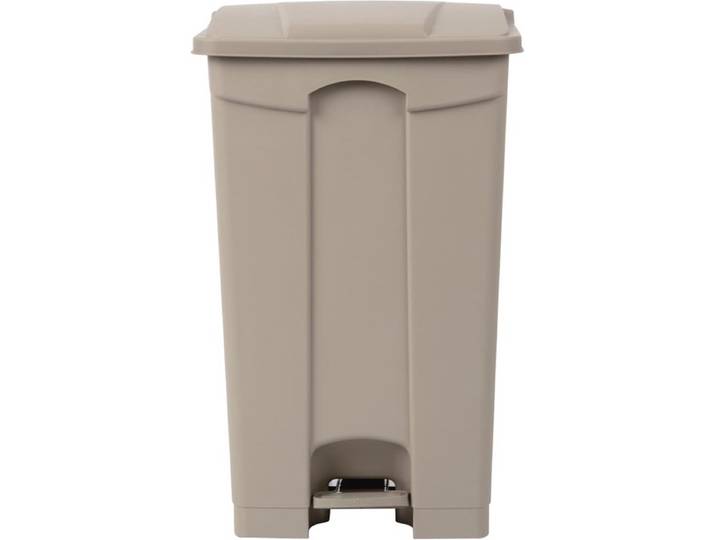Jantex beige pedaal afvalbak 87Ltr