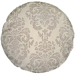 KISSENNHÜLLE Rund Epoche linen-taupe 50 cm Ø