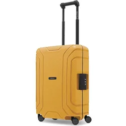 Redolz Essentials 15 4-Rollen Kabinentrolley 55 cm mit Dreipunkt-Verschluss, Koffer, Gelb