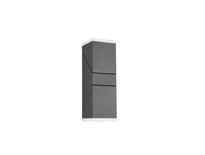 Aussenwandleuchte Avon, Anthrazit, Metall, Kunststoff, 9x28x10.6 cm, schwenkbar, Lampen & Leuchten, Außenbeleuchtung, Außenleuchten