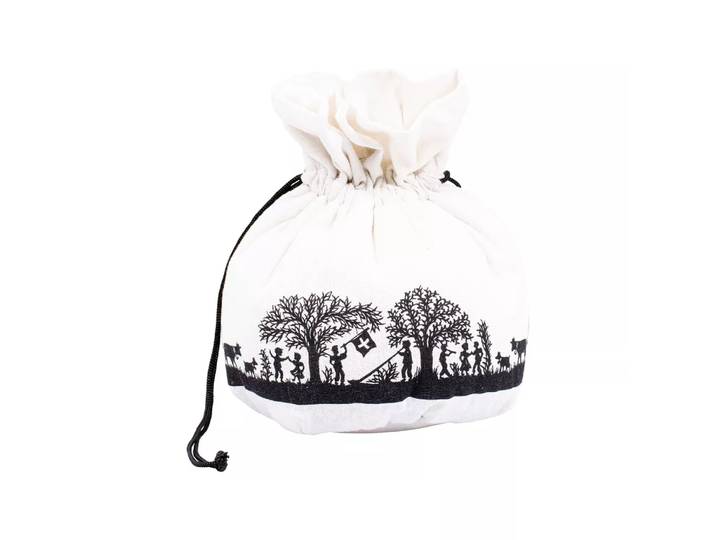Kadastar - Kartoffelsack, 20cm, Schwarz/Weiss