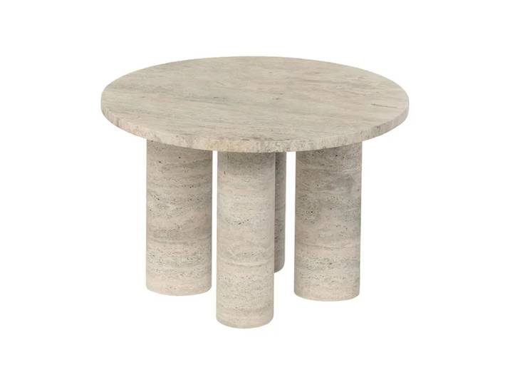 blomus Table d appoint Volos S Ø52 cm Travertine'