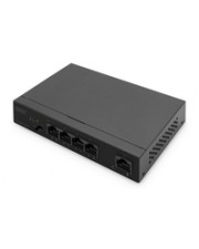 DIGITUS Switch 4-Port PoE Gigabit Ethernet 60W 1 Gbps Power over (DN-95330-1)