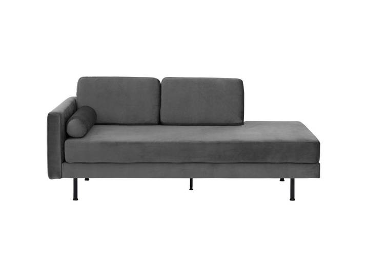 Max Winzer Récamiere, Anthrazit, Metall, 87x81x190 cm, Goldenes M, Made in Europe, Armteil links, Wohnzimmer, Sofas & Couches, Sofas, Recamieren
