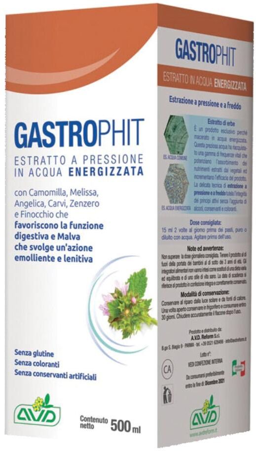 A.V.D. REFORM Srl Avd Reform Gastrophit Integratore Alimentare 500 ml