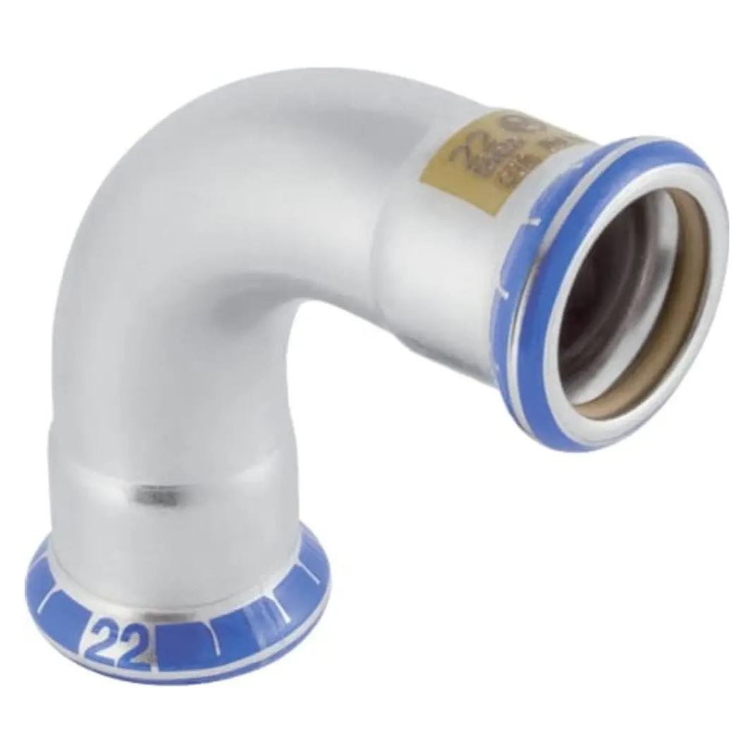 Geberit Gas-Bogen Mapress 45Grad, Edelstahl, d= 15mm (63582319)