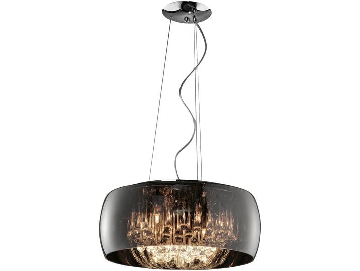 Pendellampe Bania chrom Glas Dimmbar B 50 cm