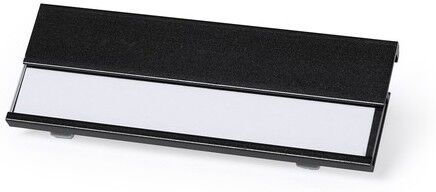 Porte-badge personnalisé Badge Bindel aluminium noir
