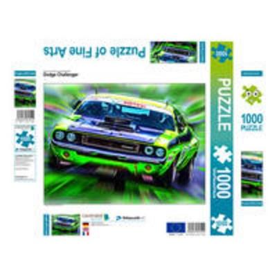 CALVENDO Puzzle Dodge Challenger | 1000 Teile Lege-Größe 64x48cm Foto-Puzzle für glückliche Stunden