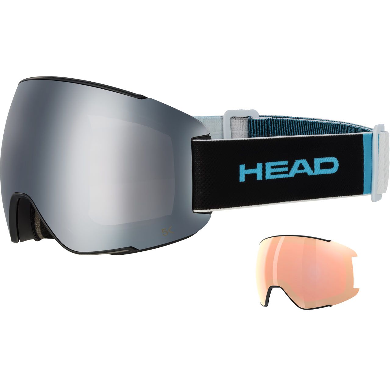 Head Sentinel 5K chrome RD + Ersatzscheibe