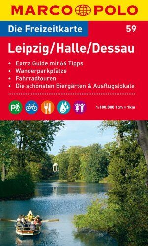MARCO POLO Freizeitkarte Leipzig, Halle, Dessau 1:100.000 - Preis vom 13.10.2026 11:25:28 h