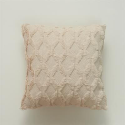Perfect Picks Market "Velvet Soft Decorative Pillow Cover For Sofa, Bedroom & Cozy Living Room Decor beige 11.81"" 19.69"" Inches"