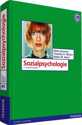 Elliot Aronson - Sozialpsychologie (Pearson Studium - Psychologie) - Preis vom 04.10.2026 03:51:26 h