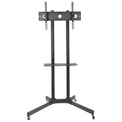Techly TV Wagen für LCD LED TV 30"-65", mit  Ablage