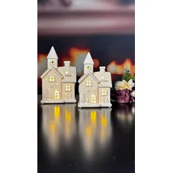 Kirche Spirito 19cm LED cremeweiß Porzellan