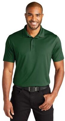 Port Authority K863 C-FREE Performance Polo Shirt in Forest Green size 2XL   Recycled Polyester