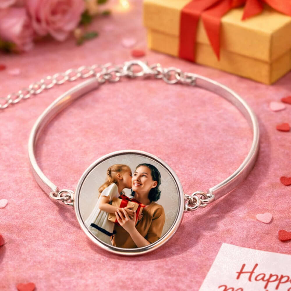 Ocadeau Bracelet avec rond photo
