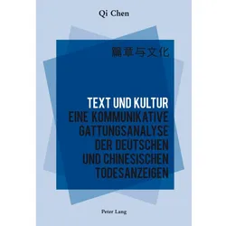 Text und Kultur, Fachbücher von Qi Chen