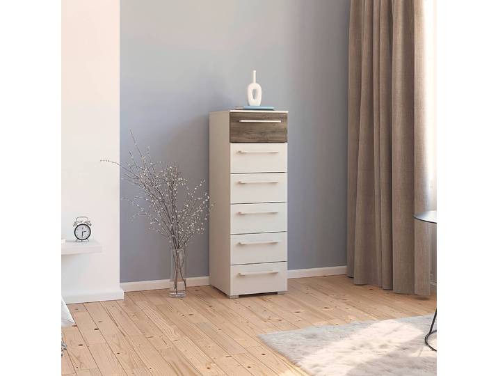 Commode Luana 40 x 119cm Beige/Cachemire