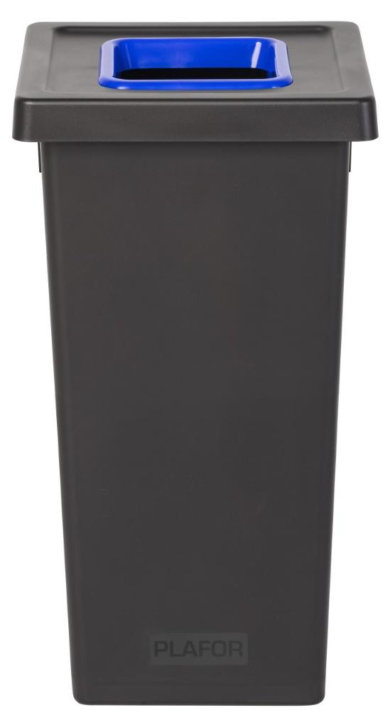 Plafor Fit Prullenbak Recycling Blauw 75l