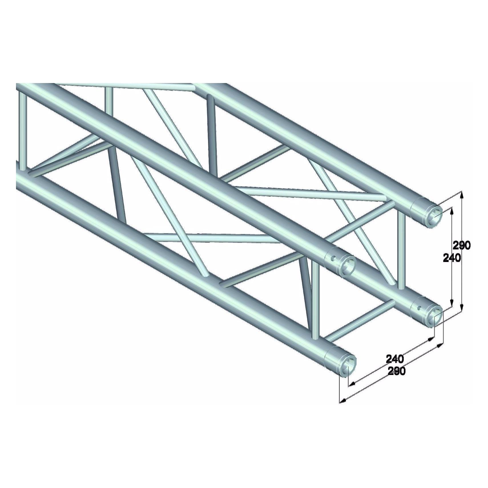 Alutruss QUADLOCK 6082-2500 4-Punkt-Traverse (60306515)