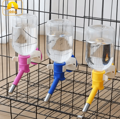 Inspire Picks No Drip Dog Water Dispenser Bottle For Kennels & Pet Cages blue 250ml