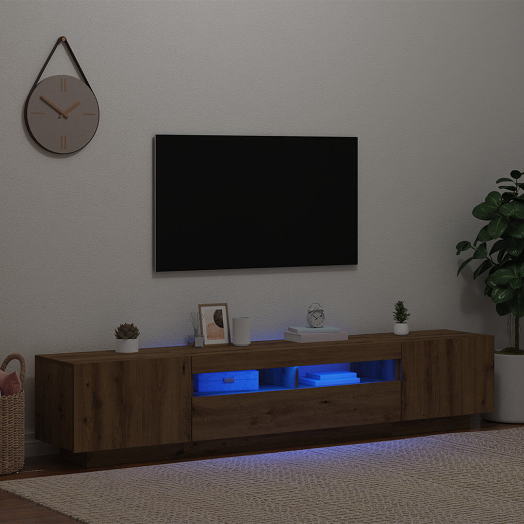 Metro Abhinay TV Stand Artisan Oak 200cm