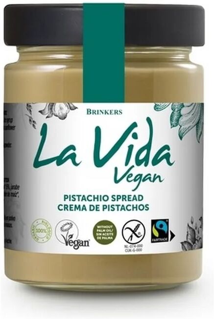 La Vida Vegan Creme de Pistache Bio Sem Glúten 270g