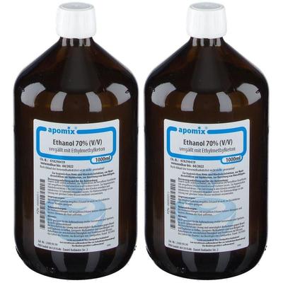 Ethanol MEK denaturatum 70% 2x 2x1 l Flüssigkeit