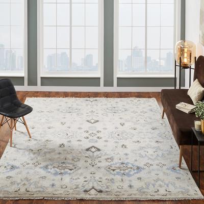 KALATY Parchment Hand-Knotted Area Rug