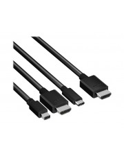 Club 3D Adapter USB-C/HDMI/Mini-DP> HDMI aktiv St/St/St/St retail Digital/Daten Digital/Display/Video (CAC-1630)