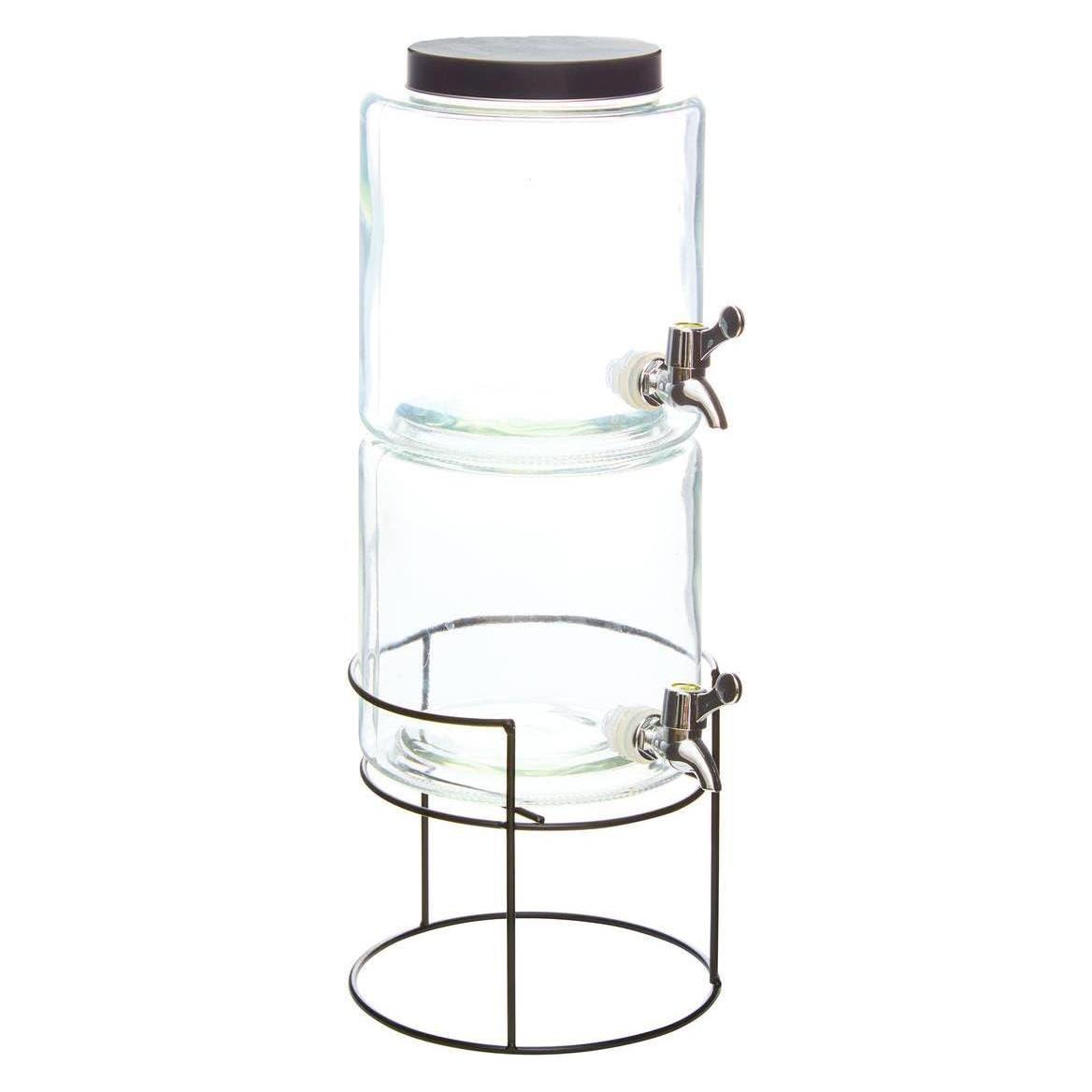 Atmosphera Dystrybutor do napojów z kranikiem i stojakiem, podwójny, 3.2 L (69890556)