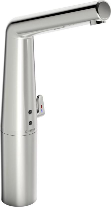 Hansa HANSADESIGNO Style Waschtisch-Elektronik-Batterie, hoher Auslauf, Netzbetrieb