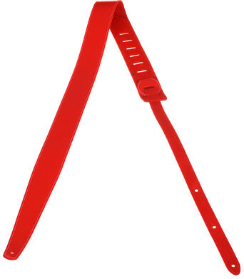 Fender Essentials Leather Strap RD Rouge