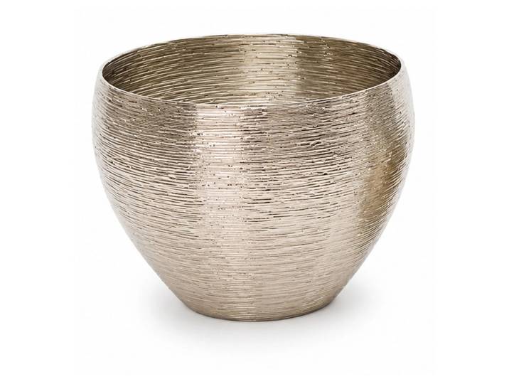 Schale Schale Herkules, Edelstahl Silber Gross Decofinder