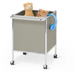 Tchibo - Beistellwagen Metall »Cn3 Kids« mit Rollen - 49x40x55,5cm - hellgrau -
