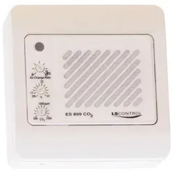 LS Control, Zubehör Belüftungstechnik, CO2 Sensor / Sensor mit MODBUS für Wandmontage, Ausgang 0-10V/2-10V, 24VDC-3VA / 24VAC-6