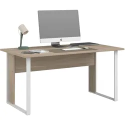 COMPUTERTISCH Parisot Start Up 1-tlg. Holznachbildung Weiß/Eiche