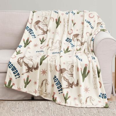 "Jessica Simpson 50"" x 60"" Plush Throw Blankets"