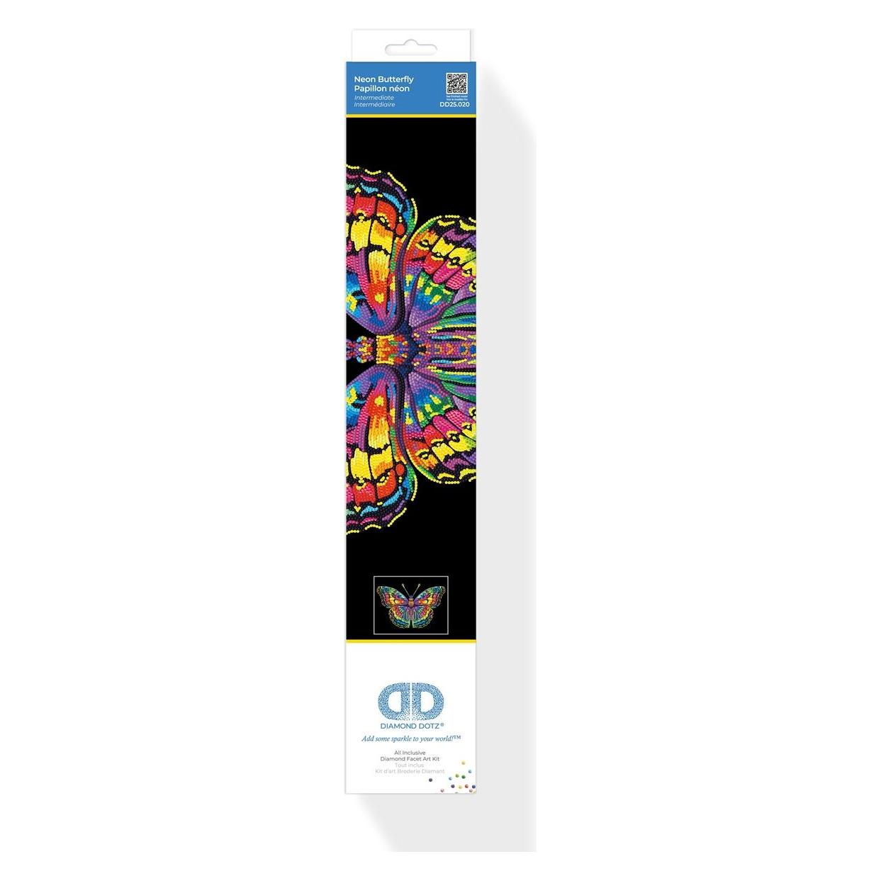 Diamond Dotz Diamond Painting Neon Schmetterling (DD25020)