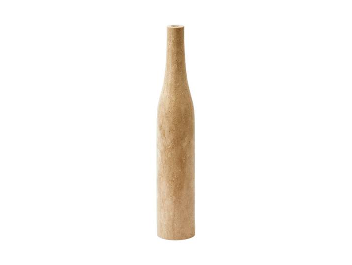 Massiver, grosser Design Kerzenständer „Herritage Bottle“ aus Marmor Beige Pols Potten