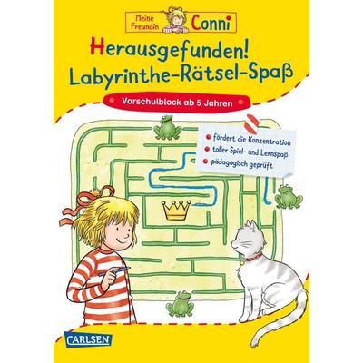 Conni Gelbe Reihe (Beschäftigungsbuch): Herausgefunden! Labyrinthe-Rätsel-Spaß, Taschenbuch von Hanna Sörensen, Carlsen, 978-3-551-18737-6