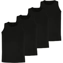 PUMA Herren Tank Tops, 4er Pack - Tank Top 4P, Unterhemd, Rundhals, Regular Fit Schwarz / XL