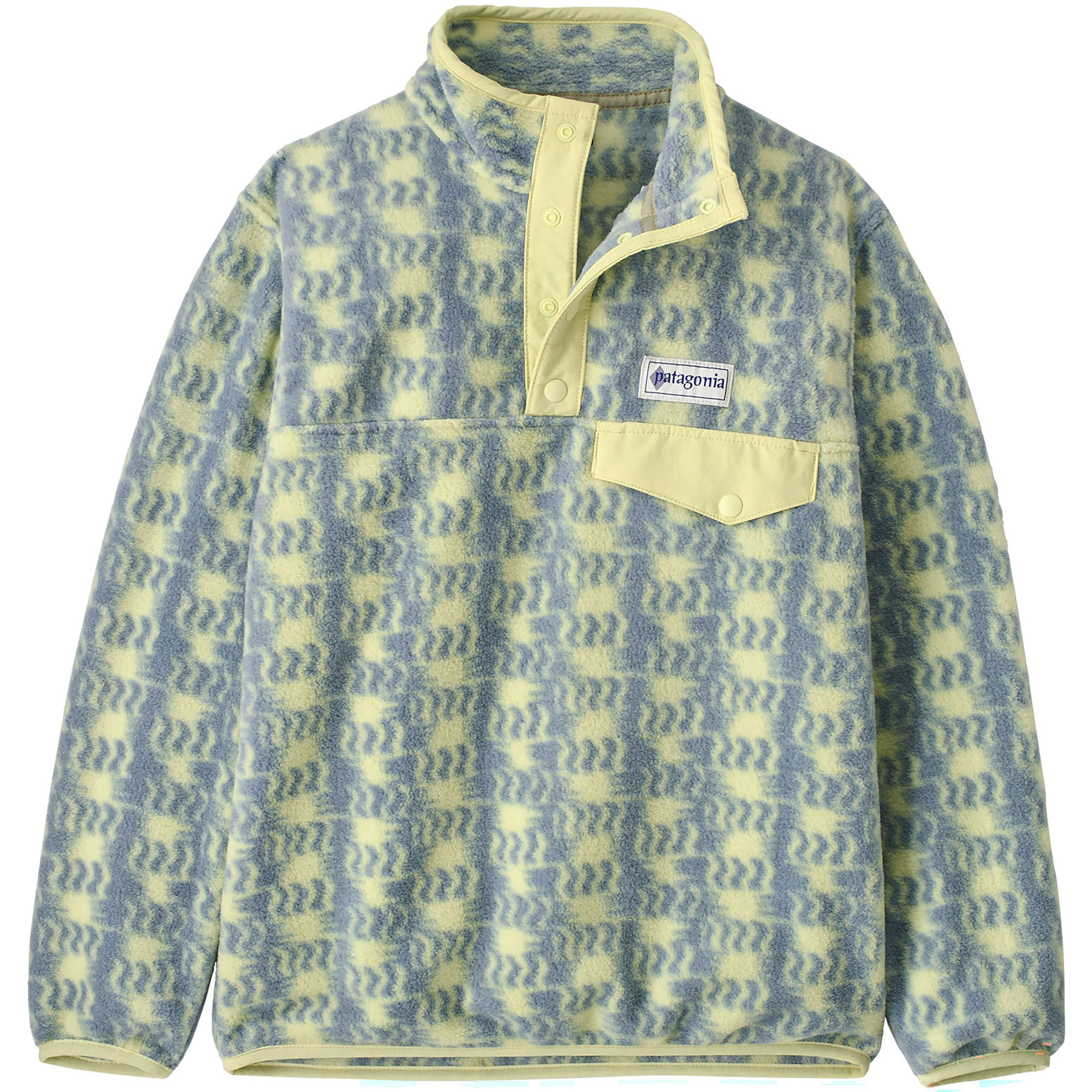 Patagonia Boys LW Synch Snap-T Kinder Pullover grau Größe 118 Trekking Atmungsaktiv