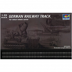 Trumpeter - German Railway Track Set - 1:35 - 24 Teile 307479